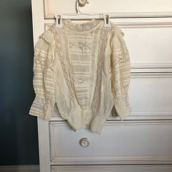 Free People Tops - Cream Free People Blouse